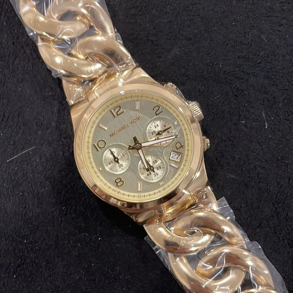 NIB Gold Runway Michael Kors Watch